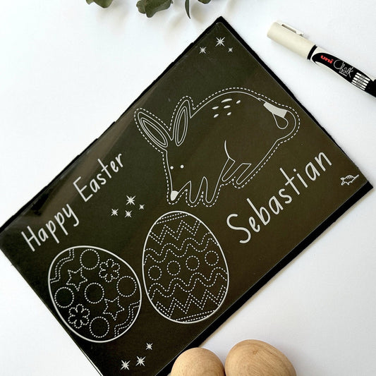 Personalised Easter Tracing Board - Bilby-Bandicute