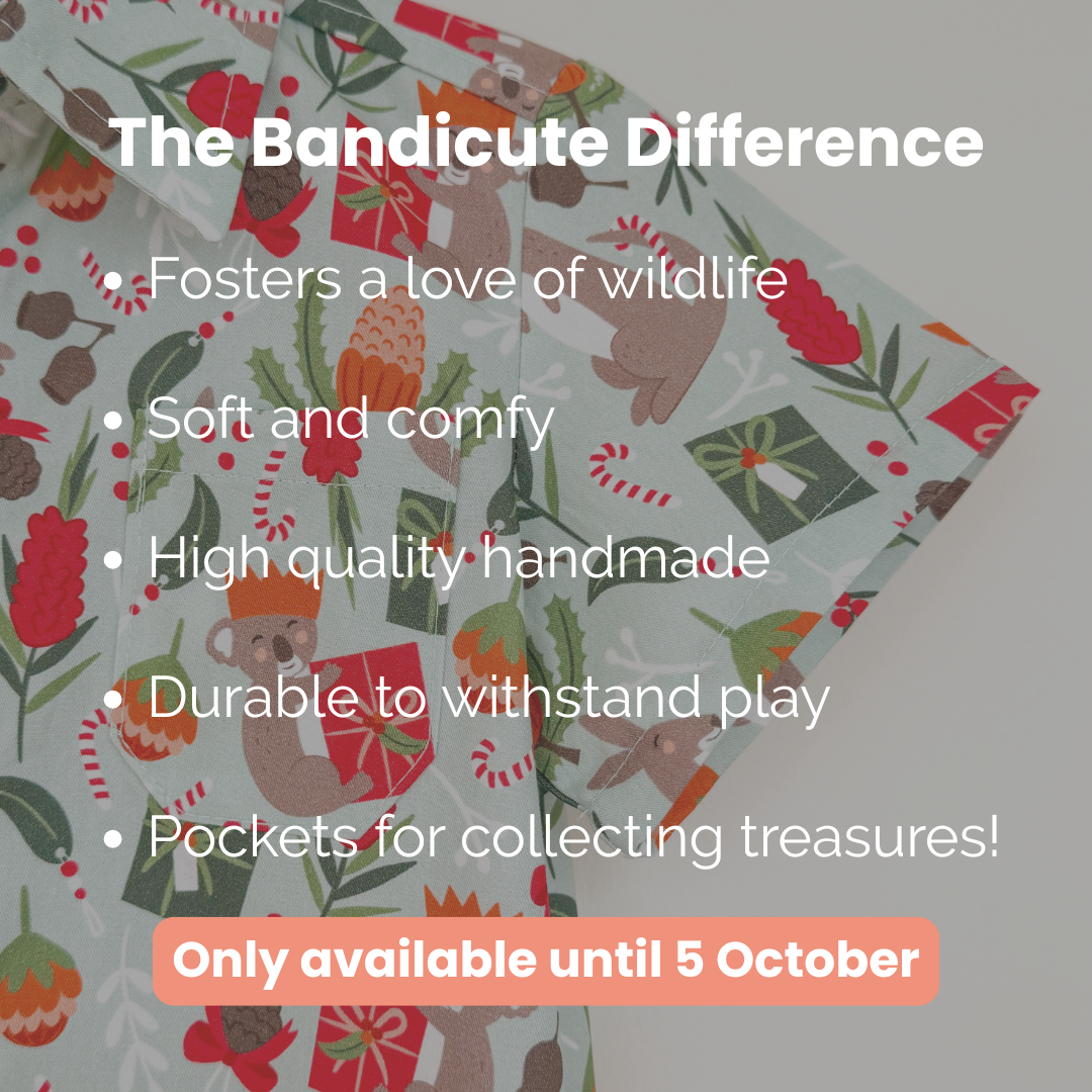 PRE-ORDER - Boys Christmas Shirt - A Bush Christmas-Bandicute