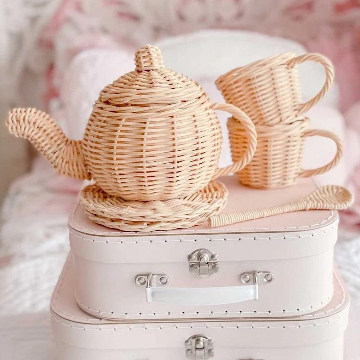 Rattan Tea Play Set-Bandicute