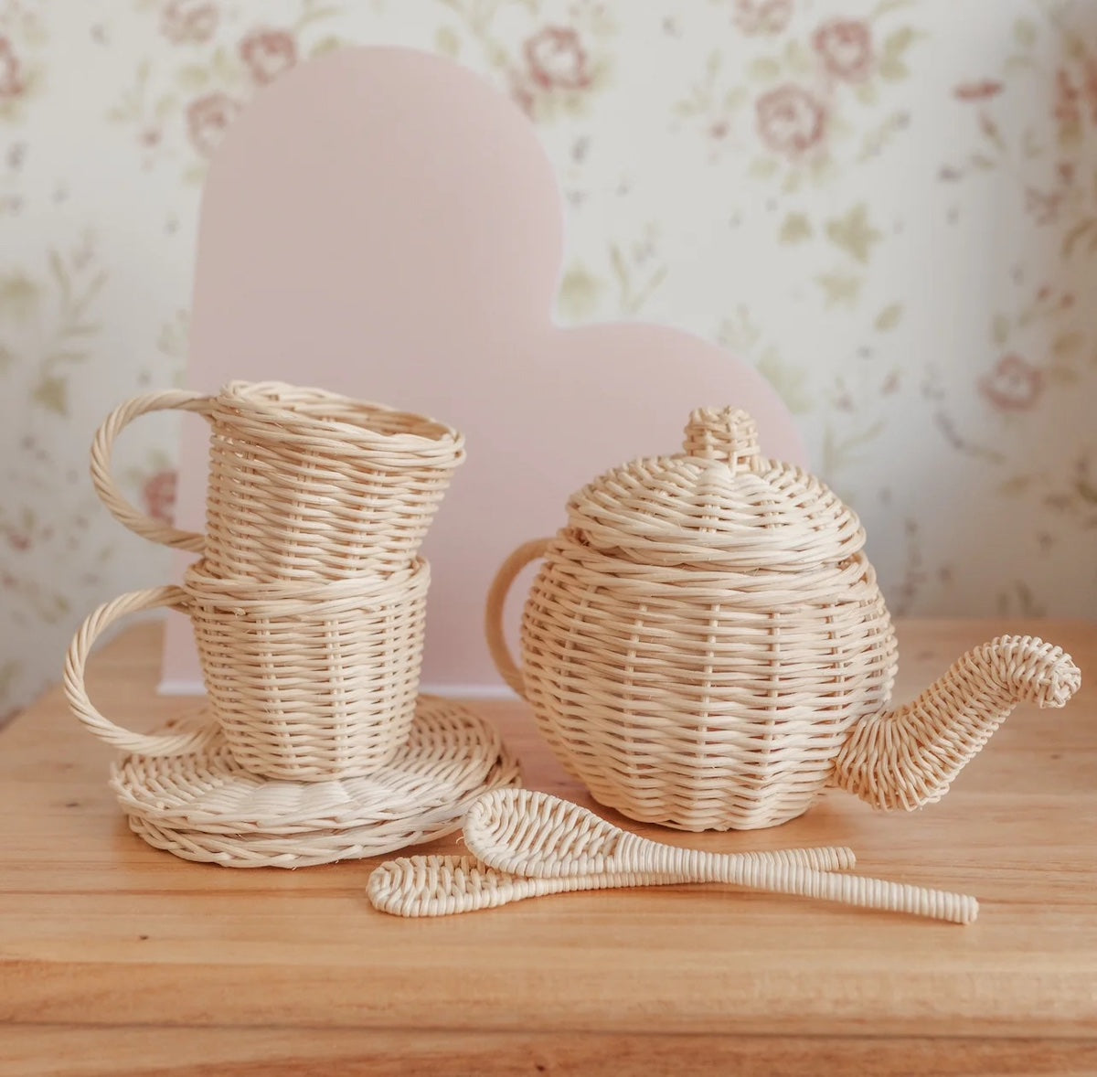 Rattan Tea Play Set-Bandicute