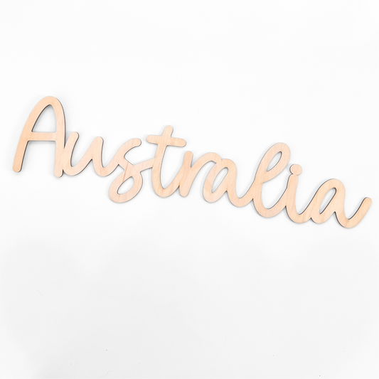 Wooden Australia Display Sign-Bandicute