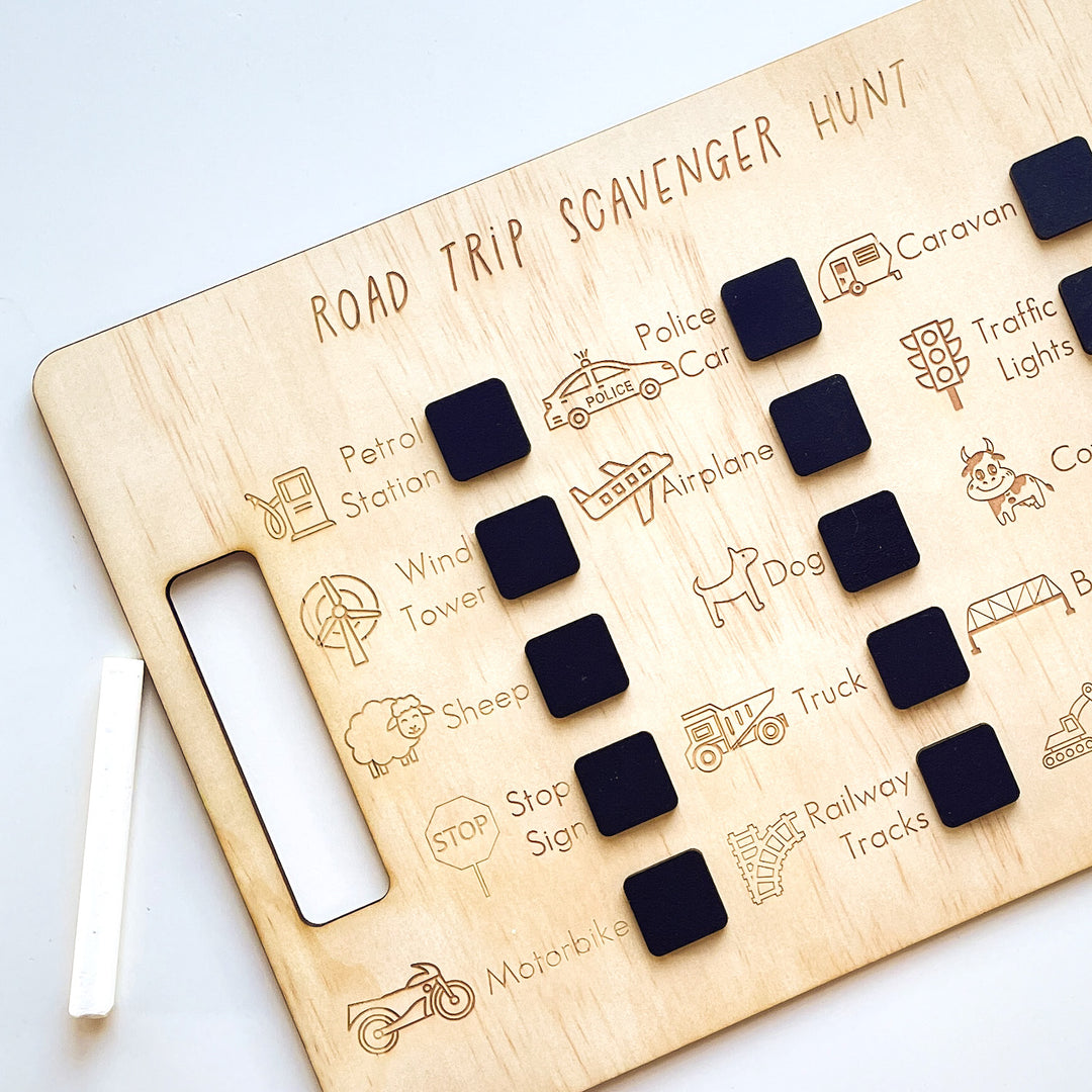 Road Trip Scavenger Hunt Board – Bandicute