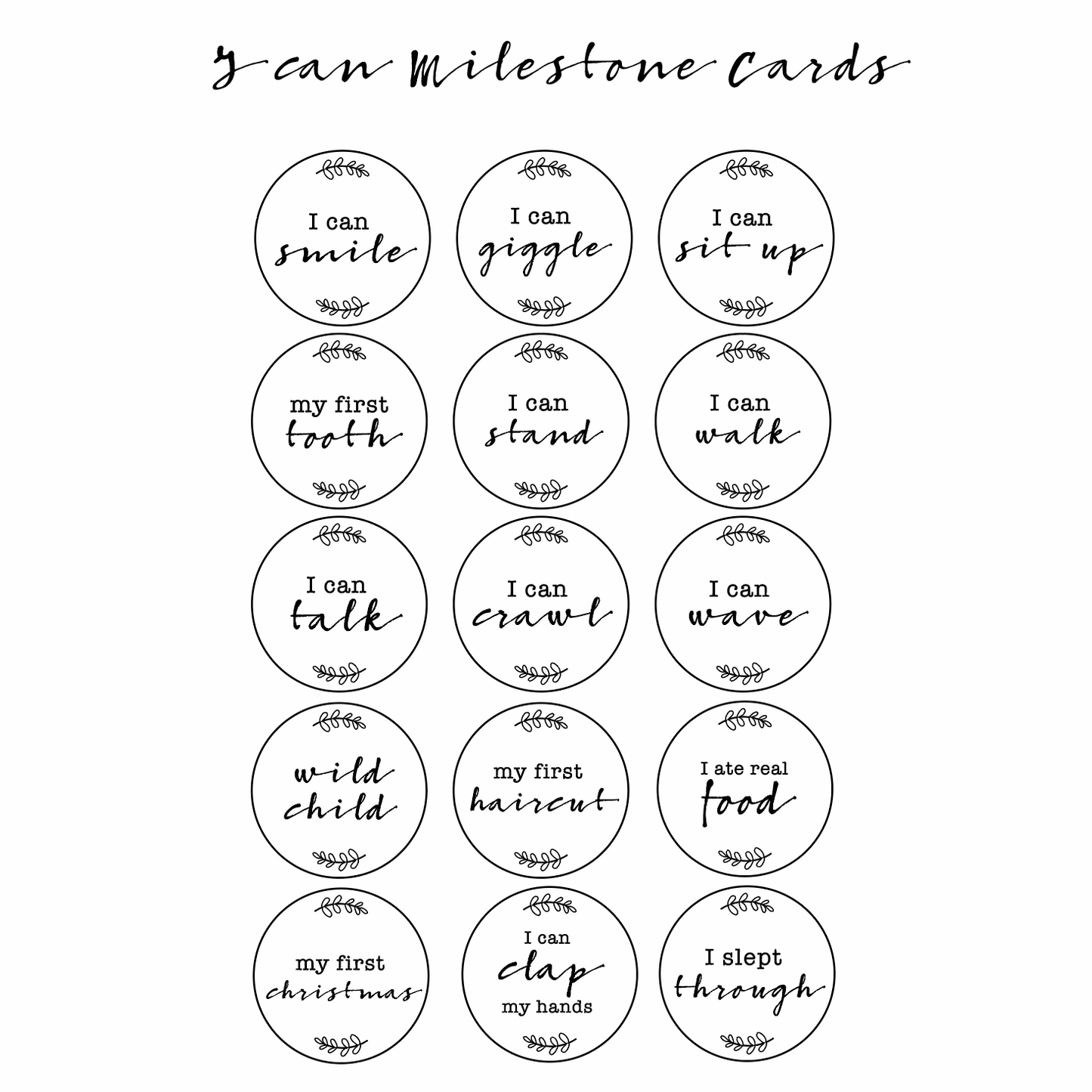Etched Timber Milestone Cards - Vine-Bandicute