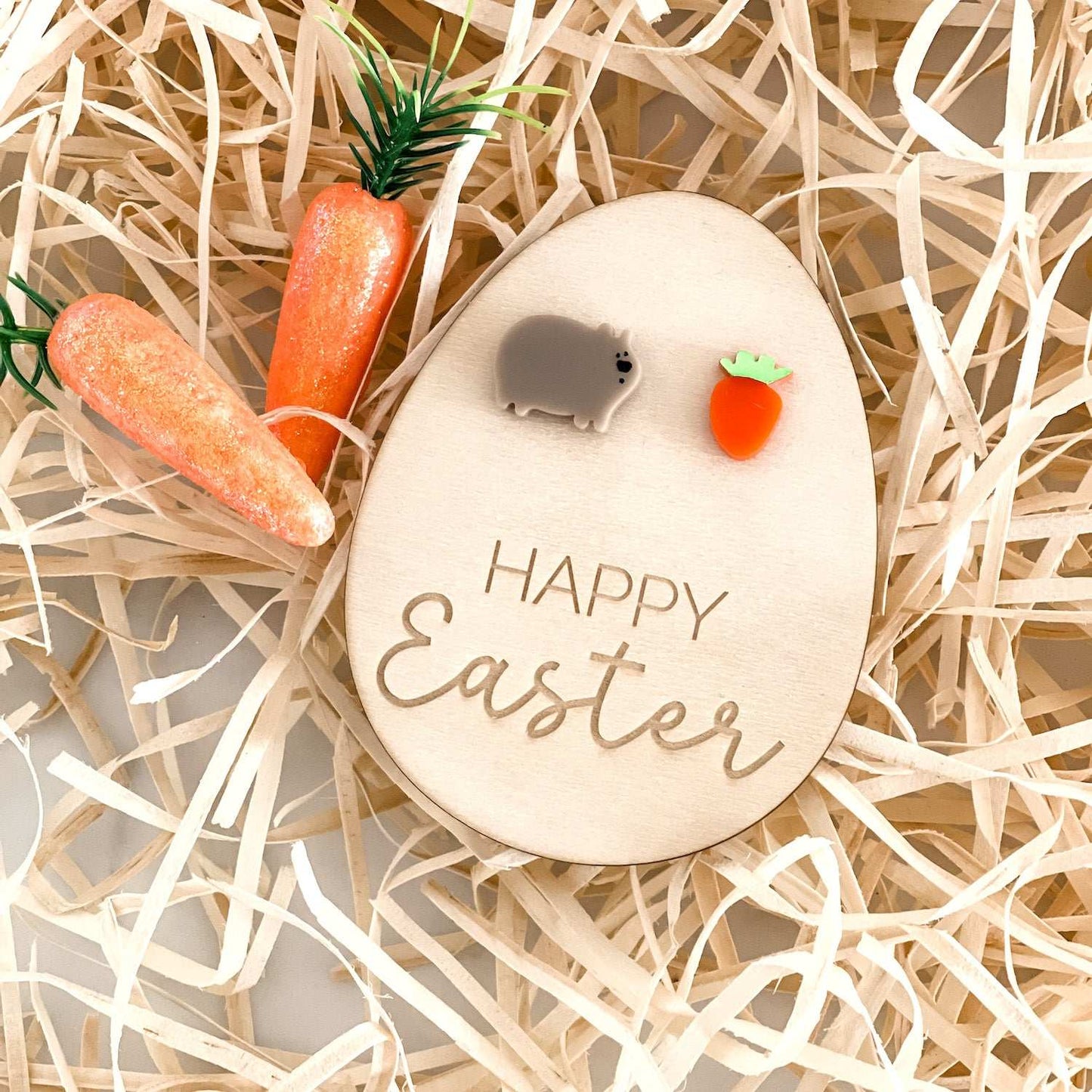 Wombat and Carrot Studs-Bandicute