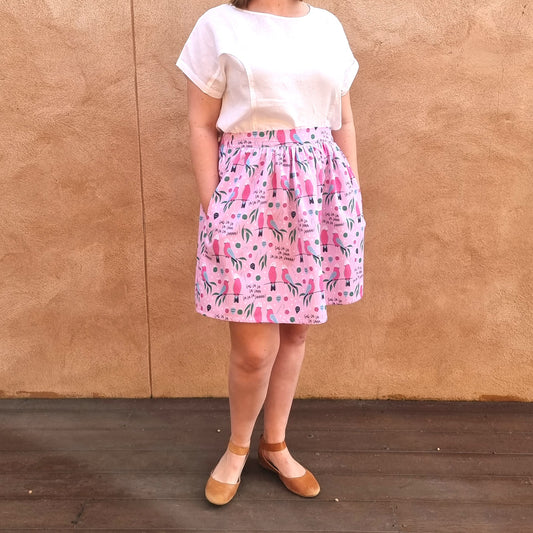 Christmas Women's Skirt - PRE-ORDER - Gal La La La Lah-Bandicute