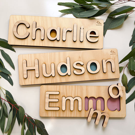 Wooden Name Puzzle for girls or boys