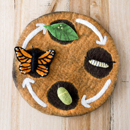 Felt Lifecycle of Monarch Butterfly-Bandicute