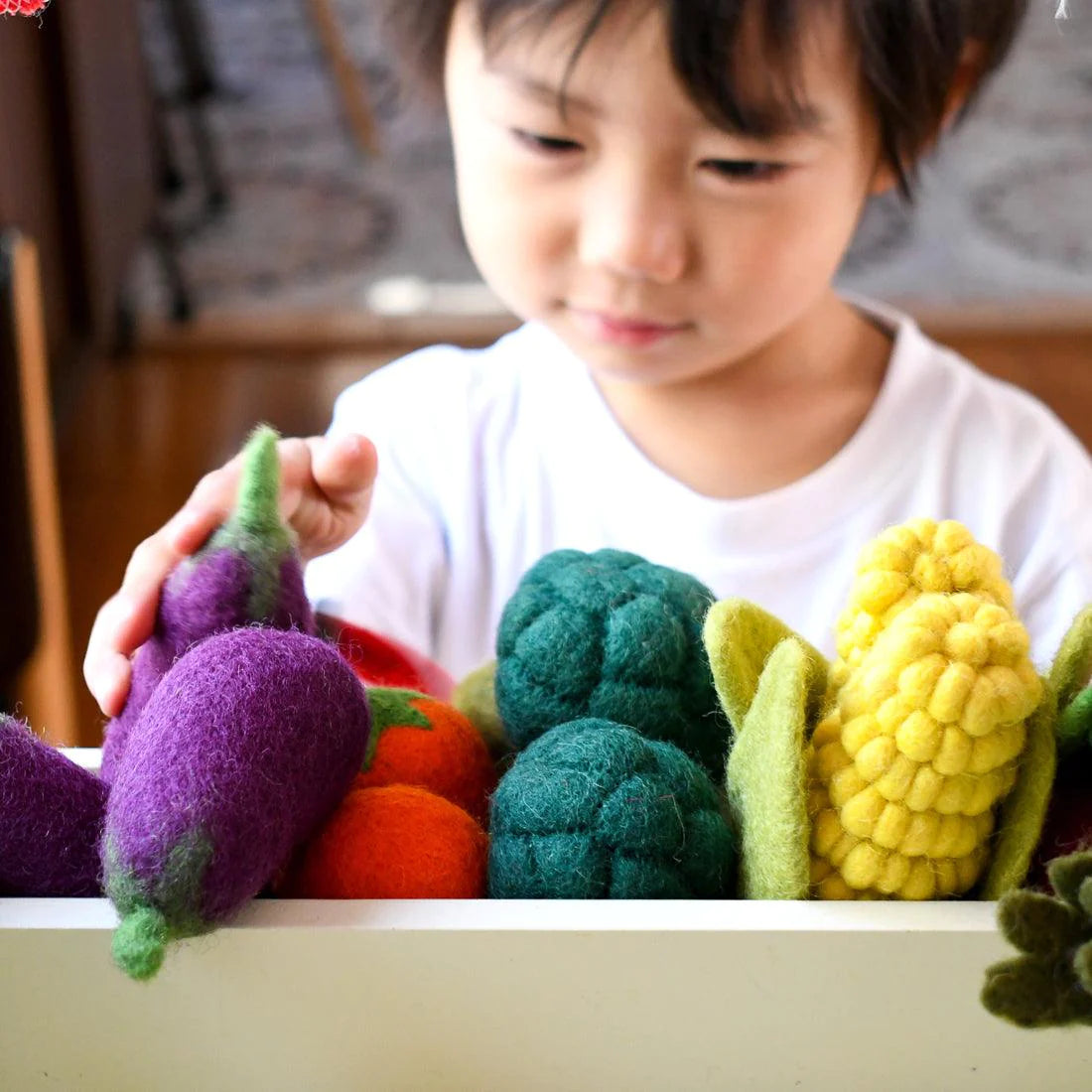 Felt Vegetables and Fruits - 11 pieces-Bandicute