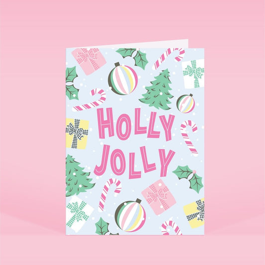 Greeting Card - Holly Jolly-Bandicute
