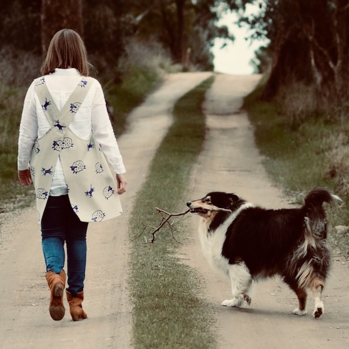 Apron - Sheep and Border Collies-Bandicute