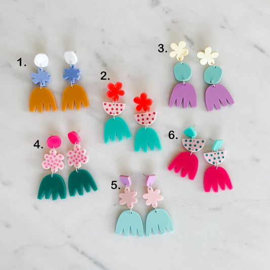 Statement Earrings - Colour Me Happy!-Bandicute