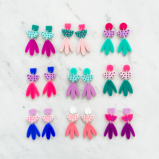 Dotty Statement Earrings-Bandicute
