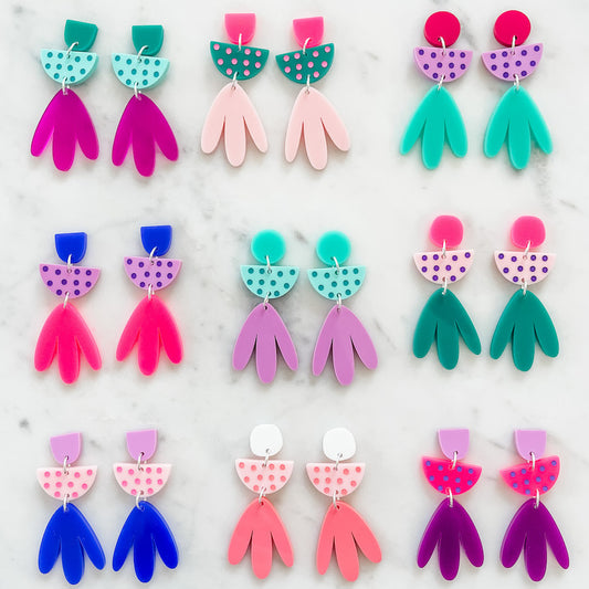 Dotty Statement Earrings-Bandicute