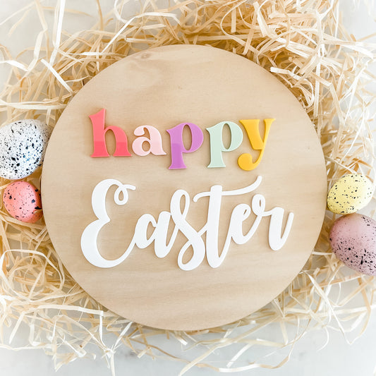 Happy Easter Plaque-Bandicute
