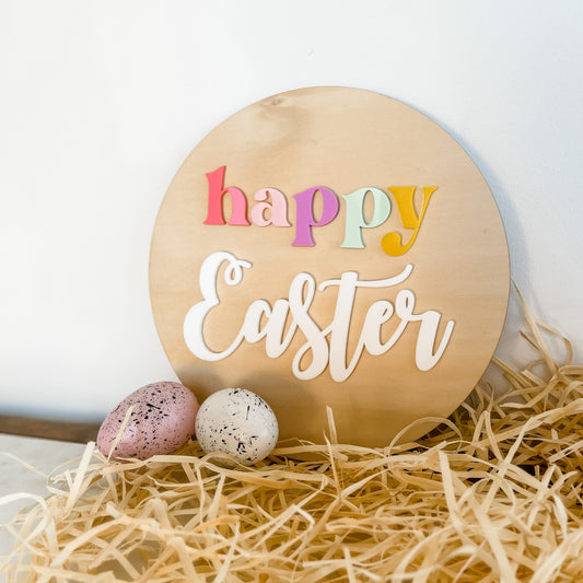 Happy Easter Plaque-Bandicute