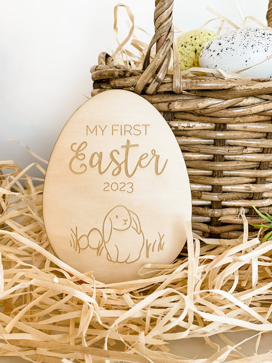 Personalised First Easter Milestone Disc-Bandicute