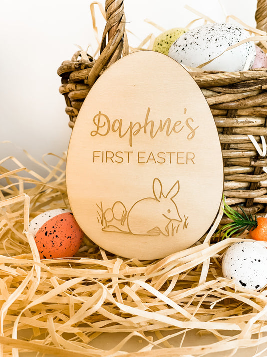 Personalised First Easter Milestone Disc-Bandicute