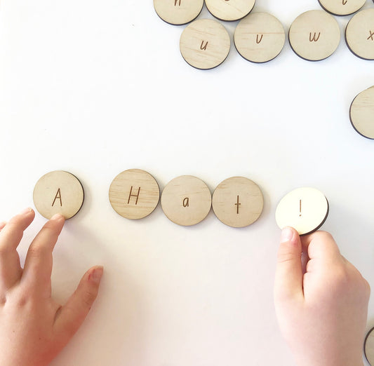 Wooden Alphabet Letters